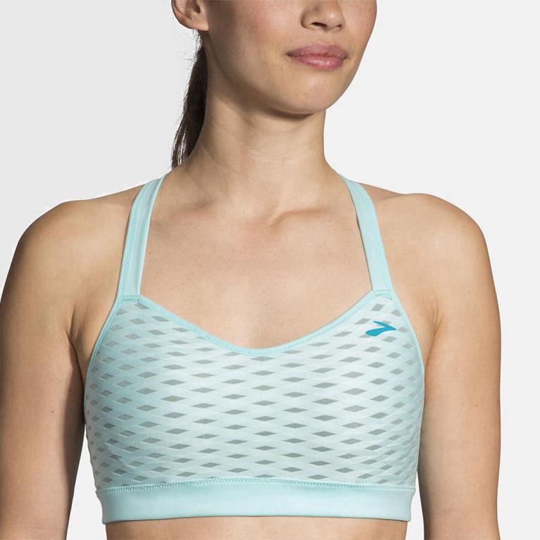 Brooks Uprise Crossback - Run Bra Mujer - Azules (LG8245136)